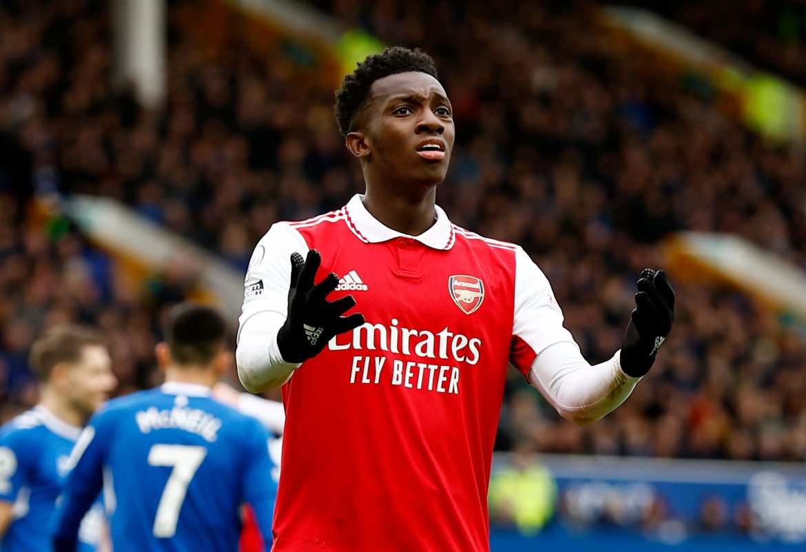 Arsenal: Watts frustrated at Eddie Nketiah performance v Brentford