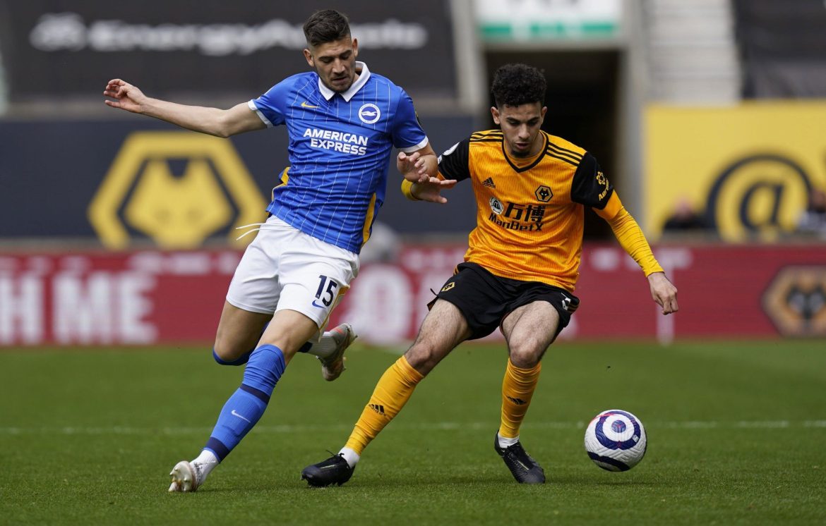 Wolves’ Rayan Ait-Nouri a menace v Brighton